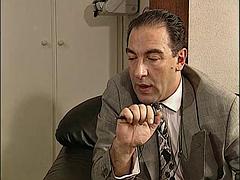Grote mammen, Geperverteerd, Secretaresse, Tieten likken, Oud