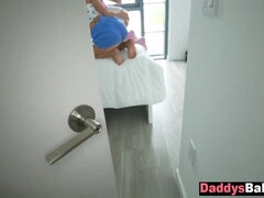 Mamada, Polla, Familia, Chupando, Adolescente, Trio