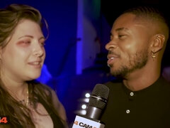 Britannique, Marrant, Groupe, Fête, Actrice du porno, Public, Se déshabiller, Webcam