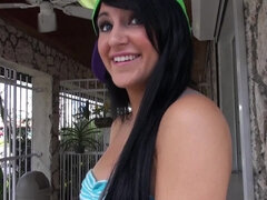 Noire, Petit ami, Public, Chatte, Solo