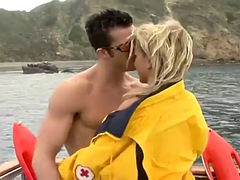 デカパイ, ブロンド, 巨乳な, アウトドア, オッパイの, ヴィンテージ