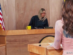 Blondine, Blasen, Vollbusig, Frau frau mann, Milf, Mutti, Realität, Flotter dreier
