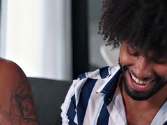 Anal, Mamada, Gay, Pajear, Interracial, Músculo