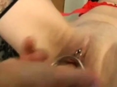 Enthousiasteling, Anaal, Bondage discipline sadomasochisme, Blond, Vingeren, Omie, Vastgebonden, Speelgoed