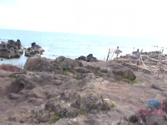 Culo, Culo grande, Tetas grandes, Masturbación, Al aire libre, Orinar, Coño, Tetas