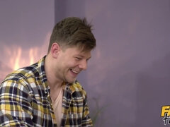 Kont, Grote lul, Pijpbeurt, Tsjechisch, Lul, Grappig, Orgasme, Trio