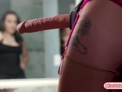 巨乳な, ぽちゃ, キス, レズビアン, 淫乱熟女, 義母, ティーン, おもちゃ