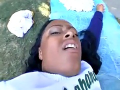 Big tits, Black, Cheerleader, Ebony, Interracial, Milf