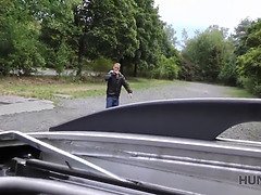 車, 汚れた　, ヨーロピアン, Hd, お金, 公共, オマンコ, 剃毛