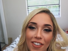 Cul, Chambre à dormir, Blonde, Tromperie, Couple, Pov, Chatte, Nénés