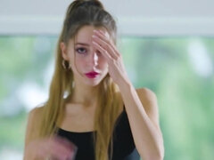 美人, フェティッシュ, 指いじり, 下着, オーガズム, パンティ, 一人, ヒモパン