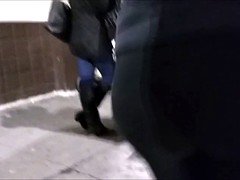 ぽっちゃり, 捕まる, ラティーナ, 淫乱熟女, のぞき