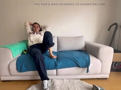 素人, デカ尻, 足, 足フェチ, ラティーナ, レズビアン, マッサージ, オーガズム