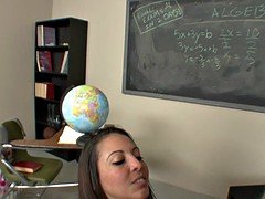 Blasen, Braunhaarige, Aufs gesicht abspritzen, Schulmädchen, Lehrer, Jungendliche (18+), Titten