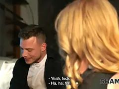 デカパイ, ブロンド, カップル, チェコ, Hd, 自然山雀, 穴開きパンティ, タトゥー