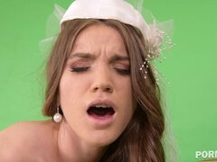 Жопа, Минет, Невеста, Каблуки, Белье, Натуральные сиськи, Бритые, Сиськи