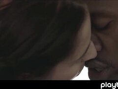 Molten brown-haired Czech COUGAR Antonia Sainz embarks the day on a thick black prick