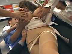 Буккаке, Групповуха, Секс без цензуры, Японки, На природе, Развязные