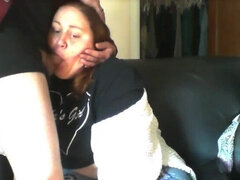 Amateur, Mamada, Enorme, Pelirrojo, Sexo fuerte, Chupando, Esposa