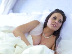 アナル, お尻, デカパイ, 結婚, 茶髪の, 浮気者, カップル, 結婚式