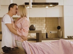 Lieveling, Blond, Gek, Sperma shot, Vingeren, Likken, Orgasme, Kut duiken