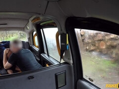 Black babe Asia Rae enjoy oral sex in the cab