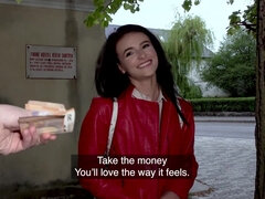 Amateur, Sucer une bite, Brunette brune, Tir de sperme, Européenne, De plein air, Piercing, Chatte