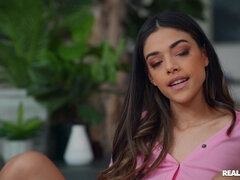 素人, 茶髪の, 足, フェティッシュ, 眼鏡, オマンコ, スパンキング, 三人