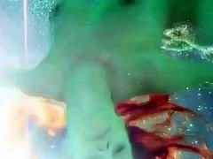 美女, 美人, デカパイ, アウトドア, ティーン, 濡れ