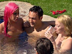 Gruppe, Pool, Swingers