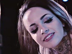 Leigh stripped and fucked Van