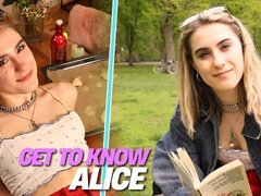Babe Alice T Orgasms Herself To New Dimensions After A Trip To The Park & Baking Macarons