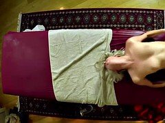 Blonde, Poilue, Massage, Suçant