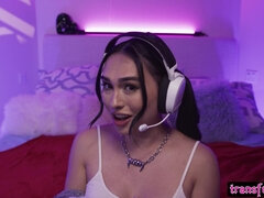 Shemale streamer gets special treatment