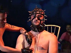 Bondage domination sadisme masochisme, Gros seins, Extrême, Femme dominatrice, Fétiche, Public