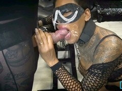 Grosser arsch, Sperma im mund, Weibliche domination, Fetisch, Latina, Milf, Tätowierung, Hure