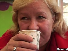Young dude and huge titted granny games