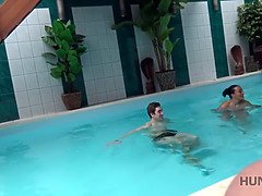 Anna Rose's POV reality porn: cash turns dark-haired lassie on for a hot fuck