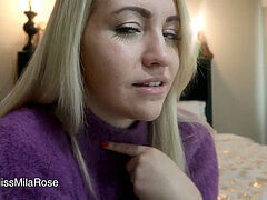 Teasing in a Cozy Jumper - Jerk Off Instructions