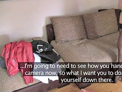 Cocksucking casting babe cumsprayed on pussy