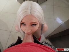 Blonde, Sucer une bite, Hd, Actrice du porno, Pov, Fils, Belle mère