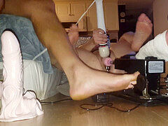 My Machine, My wand, A cCouple Helpful soles of pals, & A HUGE WET MESS!!
