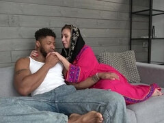 Hijabi MILF Cheats on Husband with Stepdaughter's BBC Boyfriend - Amateur Taboo Affair