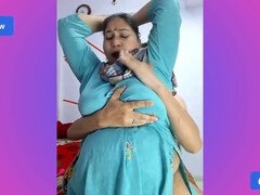 アナル, 叔母, 汚れた　, インド人, 淫乱熟女, 母, 魅力的, おもちゃ