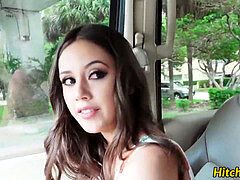 Braunhaarige, Schwanz, Puppe, Riesenschwanz, Monster, Im freien, Zierlich, Jungendliche (18+)