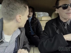 素人, アジア人, デカパイ, フェラチオ, カップル, 異人種間, ポルノスター, ハメ撮り