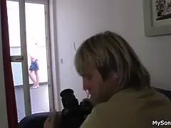 Stupid cheating gf gets busted