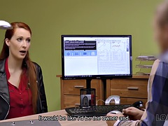 Big tits, Blowjob, Czech, Huge, Redhead, Teen