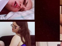 18 jaar, Enthousiasteling, Grote mammen, Brits, Verpleegster, Tiener, Speelgoed, Uniformpje