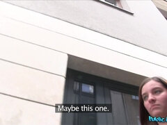 Redhead Is Shy To Get Nude For Cash 1 - Public Agent